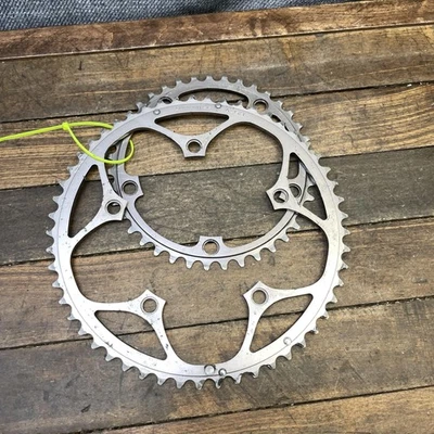 Juego de platos vintage Shimano SG A-53 B-39 53/39T 130 BCD 5 pernos bicicleta de carretera Foto 1 de 4