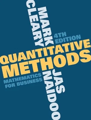 Quantitative Methods: Mathematics for ..., Cleary, Mark - Image 1 of 2