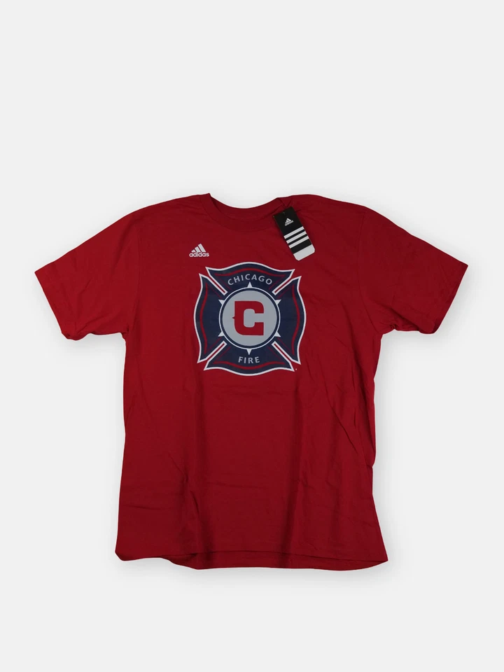 Adidas Mens 2014 Chicago Fire Adidas Football T-shirt / Red / RRP £19.99 - Image 1 of 2