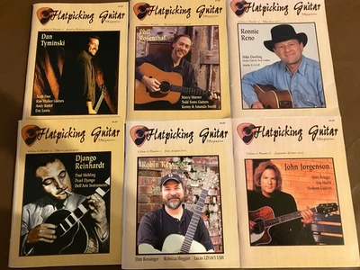 FLATPICKING GUITAR MAG Vol 6 '01-'02 6 issues D Tyminski, P Rosenthal, R RenoCDs - Image 1 of 4