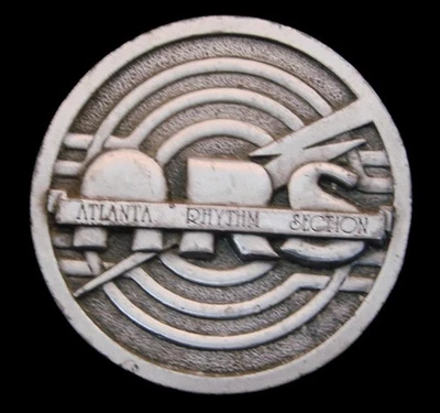 OD12125 VINTAGE 1977 BERGAMOTA ***SECCIÓN RÍTMICA DE ATLANTA*** HEBILLA DE CINTURÓN DE MÚSICA ARS Foto 1 de 2