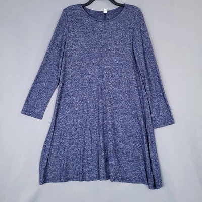 Old Navy Women's Blue Medium Knit Long Sleeve Casual Dress - Image 1 of 4