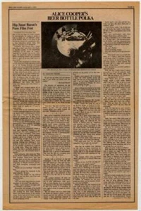 Alice Cooper Interview/article 1973 KLM - Picture 1 of 1