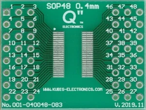 TVSOP48, BQSOP48, QVSOP48 0.40mm a 2 x IDC3x8 [IT] - Picture 1 of 1
