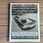 Ford Lincoln Mercury Parts Locating Guide-Model T,A Thunderbird & More All Years