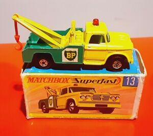 Matchbox Superfast N°13 Dodge Wreck Truck MADE IN ENGLAND Series 