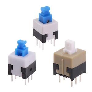 Latching or Momentary PCB Push Button Switch DPDT 7x7mm 8x8mm 8.5x8.5mm