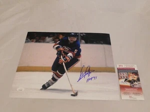 Denis Potvin signed / handsigniert Islanders 11x14 Foto HOF 91 beschriftet JSA (B) - Bild 1 von 2