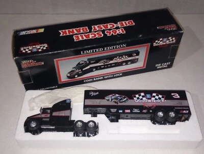 Racing Champions 1:64 Scale Dale Earnhardt Goodwrench Semi Tractor Transporter - Image 1 of 4