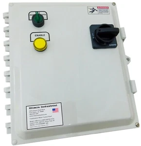 Motorino avviamento combinato Elimia HOA 12-18 Amp 10 HP 480V con trasformatore 120V UL - Foto 1 di 7