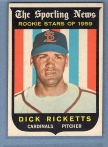1959 Topps #137 Dick Ricketts EX   GO410
