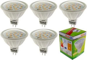 5er Pack 5 Watt LED Leuchtmittel GU5.3 MR16 12 Volt dimmbar MR1615-5 Trango  - Bild 1 von 2