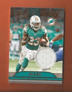 2017 PANINI CERTIFIED CUTS MODERN DAY HEROES JAY AJAYI JERSEY #22 MIAMI DOLPHINS - Picture 1 of 1
