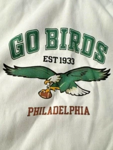 Custom Philadelphia Eagles Crewneck - "Go Birds" | Classic Kelly Green | XL - Picture 1 of 4