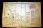 1872 Rochester Village Stony Creek Plat Map Oakland County Michigan Original