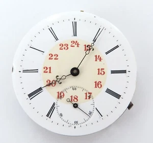 1800s Early 1900s 18S High Grade Jewelled Lever Set Pocket Watch Movement & Dial - Picture 1 of 5