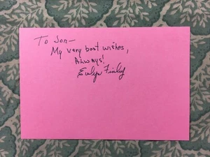 Evelyn Finley - Silverado - Ghost Guns - Cowboy Commandos - Autograph 1976 - Picture 1 of 2