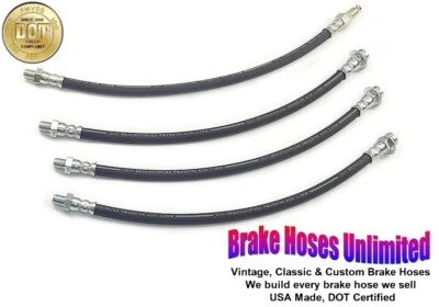 BRAKE HOSE SET DeSoto Fireflite, Model S26, All - 1957 - Image 1 of 2