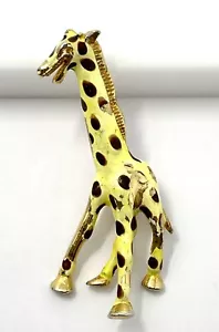 Vintage KJL Kenneth J. Lane Giraffe Brooch - Picture 1 of 7