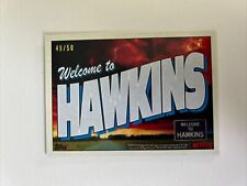 2019 Stranger Things Welcome To The Upside Down Hawkins HWK5  Red 49/50