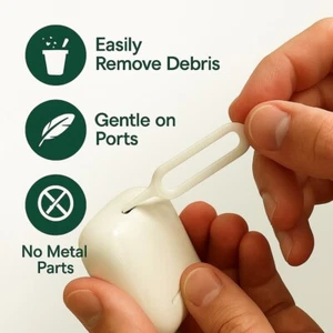 Outil de Nettoyage de Port de Chargeur USB - Plastique | 3 Pcs Outil de Nettoyage de Port de Chargeur - Photo 1 sur 3