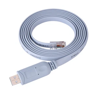 USB 2.0 to RJ45 Console Cable RS232 Serial Adapter for Router Switcher TG - Afbeelding 1 van 8