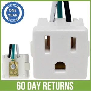 Zing Ear ZE-3B-2 Snap-In Receptacle AC Power Outlet Plug 3 Prong 3 Wire 15A 10A - Picture 1 of 5