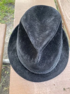 Vintage Dobbs Fedora Fleetwood Genuine Velour Amazing Condition 6 7/8 Very Rare - Picture 1 of 13
