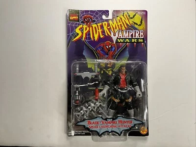 BLADE VAMPIRE HUNTER SPIDER-MAN VAMPIRE WARS 5" FIGURA TOY BIZ 1997 CAJA SIN ABRIR Foto 1 de 4