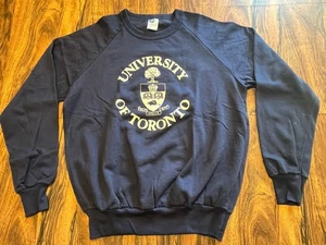Vintage University of Toronto Sweatshirt Gr. Large Rundhalsausschnitt Classique Kanada - Bild 1 von 9