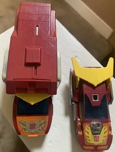 Revised Vintage 1980-89 Transformer G1 Rodimus Prime & Hot Rod As Is Not Complet - Picture 1 of 7