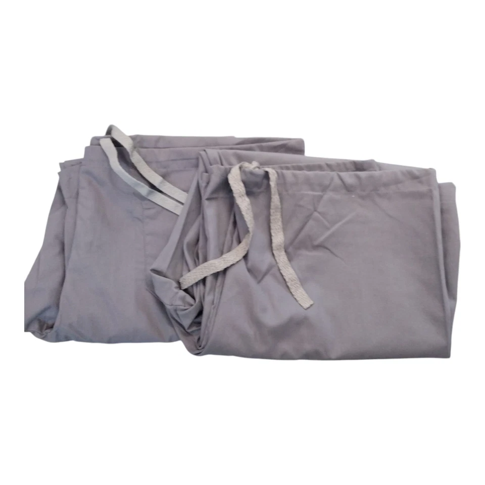 Nuevo sin etiquetas Lote de 2 Pantalones Exfoliantes Médicos Unisex Fashion Seal Healthcare Grandes Gris Foto 1 de 3