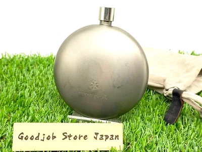 Snow Peak Titanio Patín Redondo T-015 Plata Agotado Artículo Raro Japón Usado Foto 1 de 4