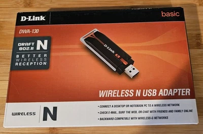 D-link DWA-130 (790069303043) Wireless Adapter - Image 1 of 4