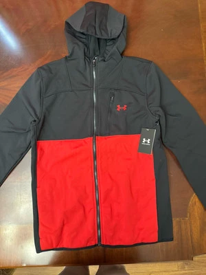 Chaqueta con capucha Under Armour juvenil roja/negra XXL Foto 1 de 4