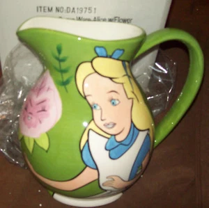 Disney Porcelain Alice Vase/Pitcher only 250 worldwide - Picture 1 of 3