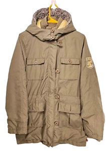 Roxy Women's Olive Green Parka Jacket with Cozy Hood Size Medium - Picture 1 of 12