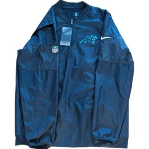 Nike Carolina Panther On-Field Long Sleeve Dri-fit Quarter Zip Jacket NWT Sz L - Picture 1 of 11