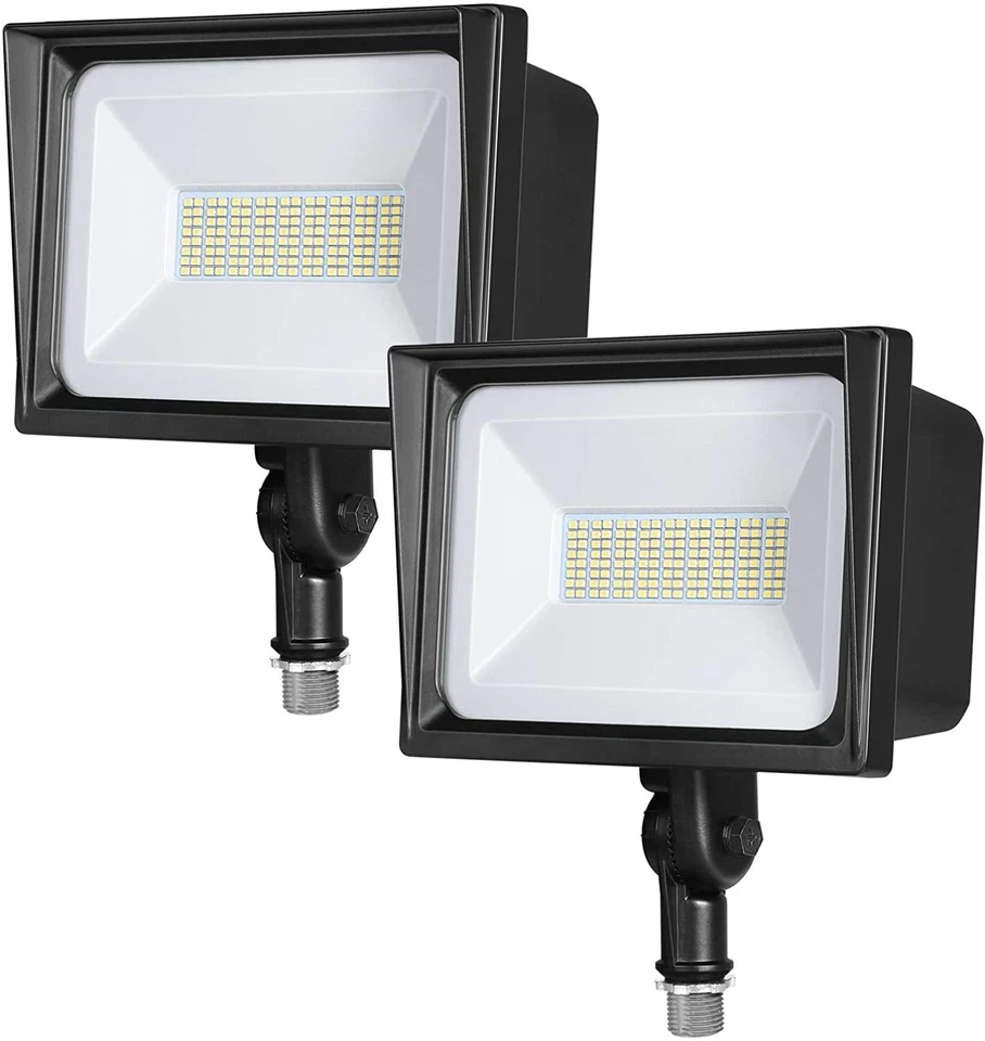 Dewenwils 2-pack 6670 Lumen Security Wall Light Outdoor LED Floodlight for Yard