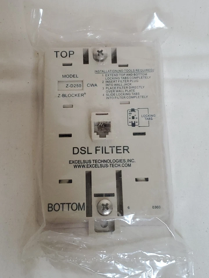 Excelsus Z-blocker DSL Filter Wall Mount Z-330cw