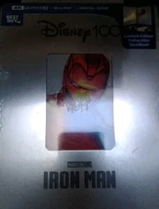 Iron Man Steelbook, Disney 100 Edition 4K Ultra HD Blu-ray - Picture 1 of 1