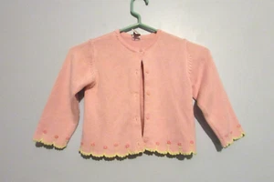 Gymboree Girls Pink Button Up Sweater Size Large 4 Years EUC!!! - Picture 1 of 2