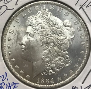 1884-O "VAM" REV STRIKE THROUGH ** MORGAN DOLLAR ** L@@K AT PICTURES!!!!! #1862 - Picture 1 of 2