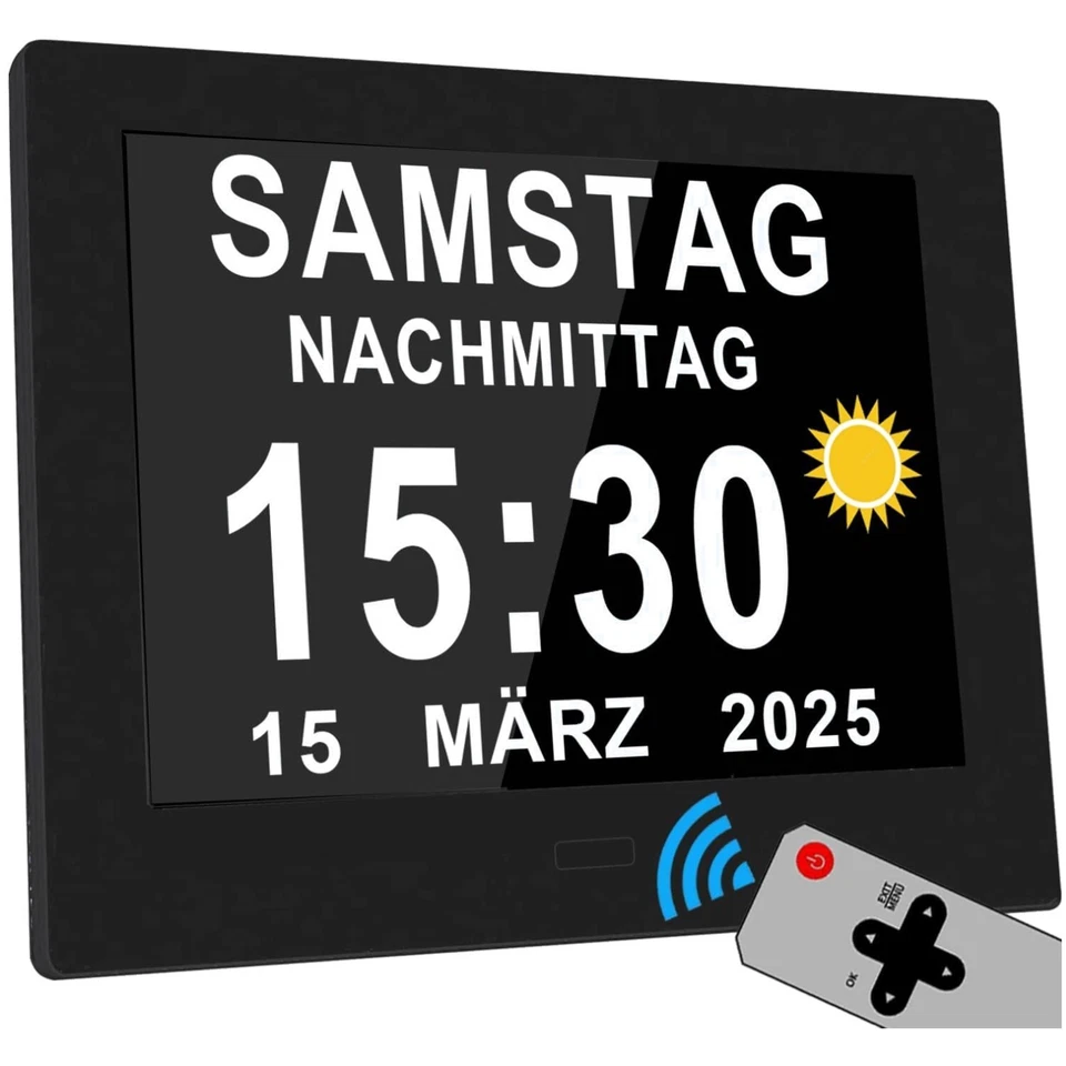 Innovative Tages-Uhr mit 19 Alarmen und automatischer Rückstellung für Senioren - Bild 1 von 1