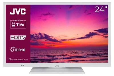 JVC Smart TV 24 Zoll LED TV 24 Zoll Fernseher WLAN HD-Ready Triple Tuner Wei? - Bild 1 von 4
