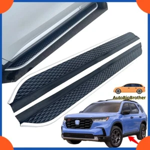Fits for Honda pilot 2023 2024 2Pcs Running Boards Side Steps Pedals Nerf Bar - Picture 1 of 8