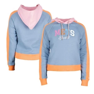 FINAL MARKDOWN Women's Mets New Era Light Blue Fashion Color Pop Pullover Hoodie - Picture 1 of 1