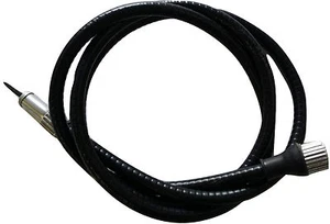 LAMBRETTA ITALIAN THREADED SPEEDO CABLE BLACK GP, LI NEW SPEEDOMETER THREAD - Picture 1 of 1