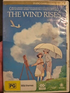 THE WIND RISES DVD STUDIO GHIBLI JAPANESE ANIMATION CARTOON HAYAO MIYAZAKI FILM - Picture 1 of 3