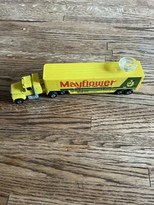 Hot Wheels Vintage Steering Rigs Mayflower Yellow Ford LTL Moving Van BW HK 1981 - Picture 1 of 8